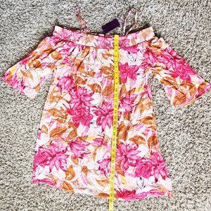 Patterned Carmen Style Dress